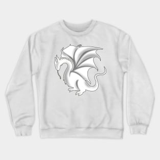 Pendragon Dragon Sigil Black & White Crewneck Sweatshirt